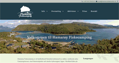 Desktop Screenshot of hamaroyfiskecamp.no